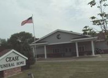 Exterior shot of Cease Family Funeral Home