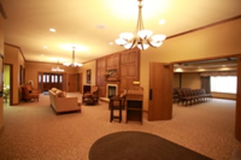 Interior shot of West-Kjos Funeral Home