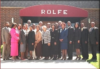 Exterior shot of Rolfe Funeral Home