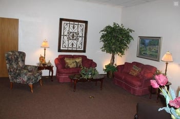 Interior shot of Kincannon Funeral Home