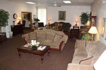 Interior shot of Kincannon Funeral Home