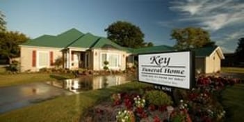 Exterior of Key Funeral Home