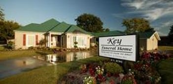 Exterior shot of Key Funeral Home