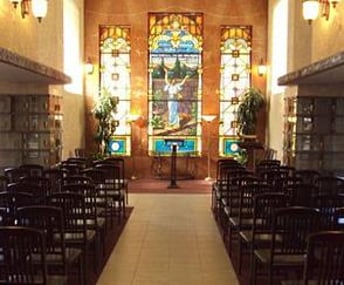 Interior shot of Bellevue Memorial Park