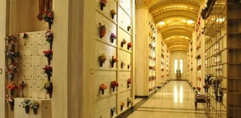 Interior shot of Holy Sepulchre Cemetery