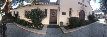 Panoramic of the front of our Mountain View Chapel. 
