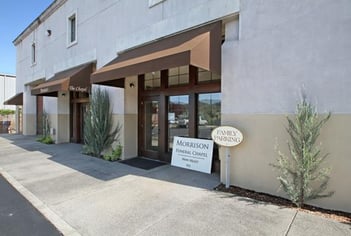 Exterior shot of Morrison Funeral Chapel