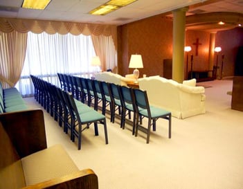 Interior Shot of Nadeau Family Funeral Home