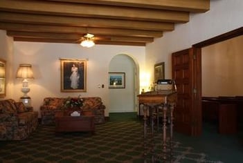 Interior shot of Habing Family Funeral Home