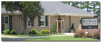 Exterior shot of Holly Springs Funeral Home Incorporated