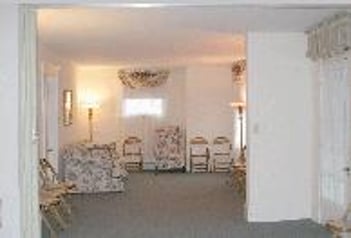 Interior shot of Hartzler Funeral Home PA