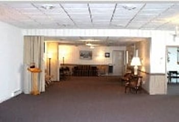 Interior shot of Hartzler Funeral Home PA