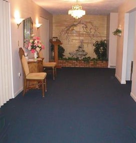 Interior shot of Markwood Funeral Home