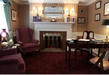 Interior shot of Mc Kee Funeral Home