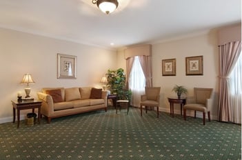 Interior shot of Everly-Wheatley Funeral Home