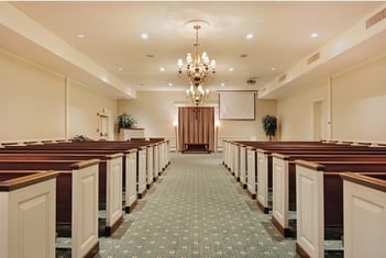 Interior shot of Everly-Wheatley Funeral Home