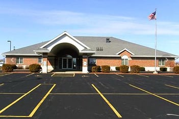 Exterior shot of Schmutzler-Vick Funeral Home