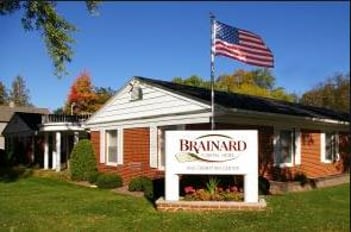 Exterior shot of Brainard Funeral Home
