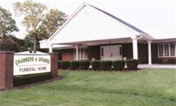 Exterior shot of Chambers & Grubbs Funeral Home