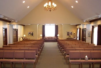 Interior shot of Day Funeral Home