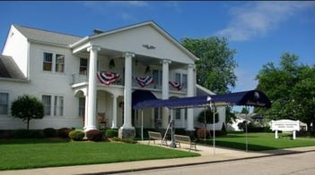 Exterior shot of Anderson Poindexter Funeral Home