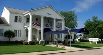 Exterior shot of Anderson Poindexter Funeral Home