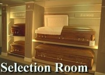 Selection room of Glenn Funeral Home Incorporated