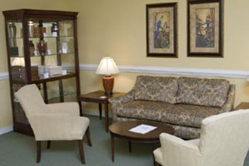 Interior shot of Cremation Society of Virginia