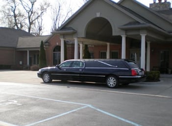 Exterior shot of Young Funeral Home