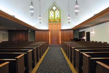 Interior shot of Olinger Crown Hill Mortuary & Cemetery