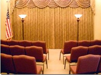 Interior shot of Ponderosa Valley Funeral Service