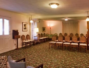 Interior shot of Holihan-Atkin Funeral Home