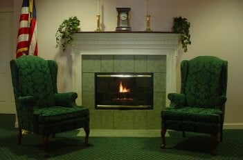 Interior shot of Hurst Funeral Home