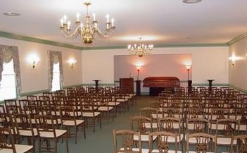 Interior shot of Doughty Funeral Home