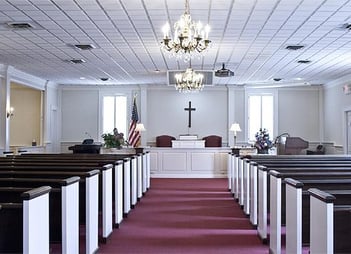 Interior shot of Fair Funeral Home Incorporated