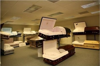 Interior shot of Miller Funeral Home