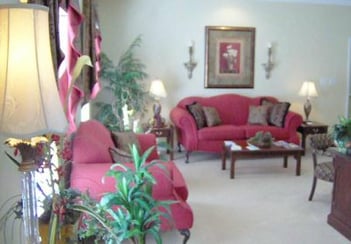 Interior shot of Peoples Funeral Home of Whiteville Incorporated