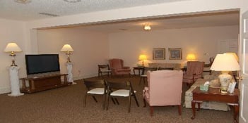 Interior shot of Shumate-Faulk Funeral Home