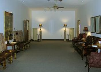 Interior shot of Bass Smith Granite Funeral Service
