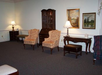 Interior shot of Reins Sturdivant Funeral Home