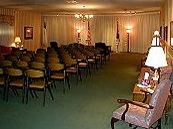Interior shot of Burnett-Dane Funeral Home Limited