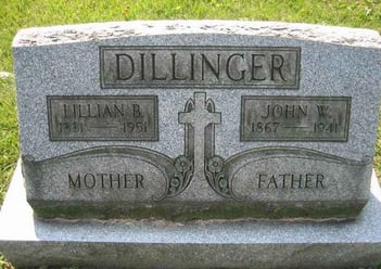 Exterior shot of Dillinger Funeral Home