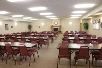 Interior shot of Wells Funeral Homes