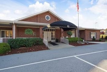 Exterior shot of Garrett Hillcrest Cemetery