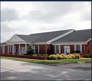 Exterior shot of Roller-Christeson Funeral Home