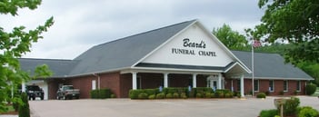 Exterior shot of Beard's Funeral Chapel