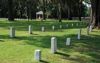 Exterior shot of National Cemetery