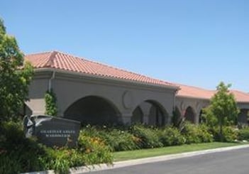 Exterior shot of Ascension Cemetery