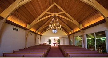 Interior shot of Saddleback Chapel Mortuary & Cremation Service