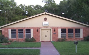 Exterior shot of Arthur J Mack Funeral Home